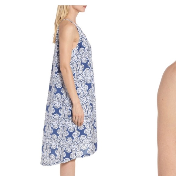 Vineyard Vines 'Mirrored Leaves' Trapeze Dress - Picture 2 of 7